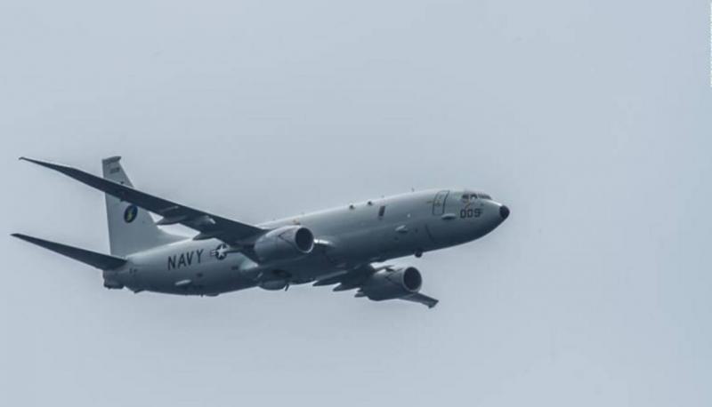 U.S. Navy Plane Crosses Taiwan Strait