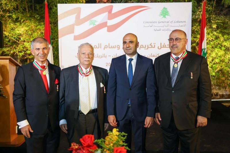 Expat Medal Awarded to Three Members of the Lebanese Community in Dubai