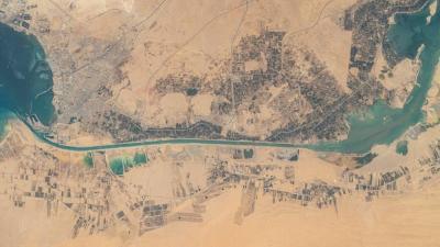 The Suez Canal Through the Lens of Al-Neyadi from Space