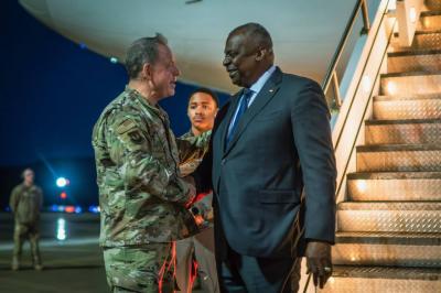 U.S. Defense Secretary in Germany to Support Ukraine
