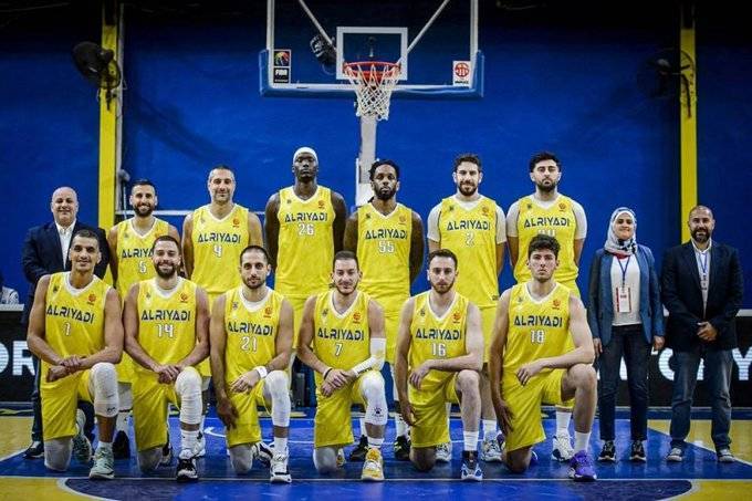 Victory of Al Riyadi over Al Manama in West Asia Super League Basketball