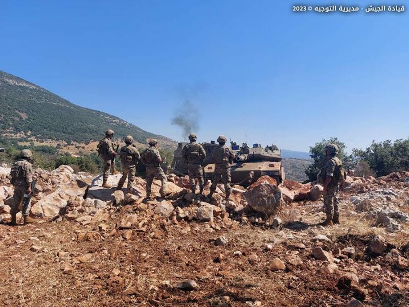Live Ammunition Exercises by the Army in Aqoura