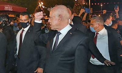 Title: Tunisian President Kais Saied Dismisses Two Ministers