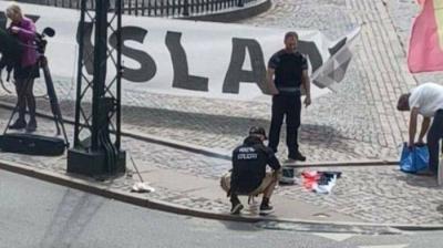 Two Individuals Burn a Quran in Front of the Iraqi Embassy in Denmark