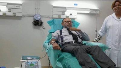 Title: Moroccan King Donates Blood for Earthquake Victims