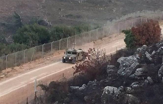 Fire in Mays al-Jabal due to Israeli Incendiary Bombs