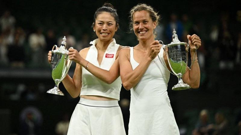 Hsieh and Strycova Win Ladies' Doubles Title at Wimbledon