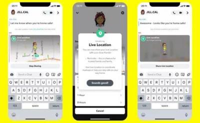 سناب شات تطرح ميزة مشاركة الموقع في الوقت الفعلي