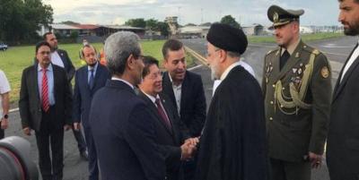 Iranian President Arrives in Nicaragua