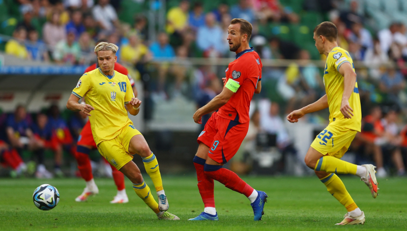 England Draws 1-1 with Ukraine in European Championship Qualifiers