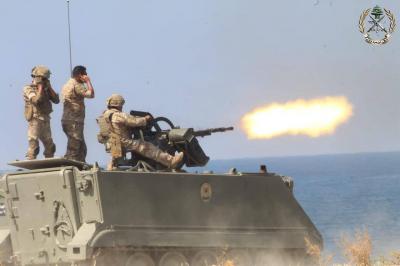 Joint Exercises Between the Army and the United Nations in Naqoura