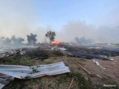 Ukraine Reports Damage to Danube Port