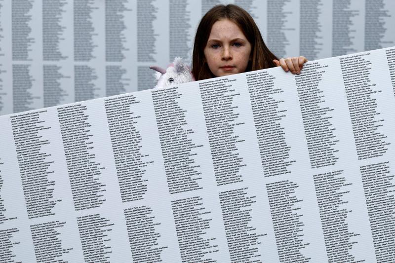 Title: Northern Irish Girl Shows Solidarity with Gaza in Her Own Way