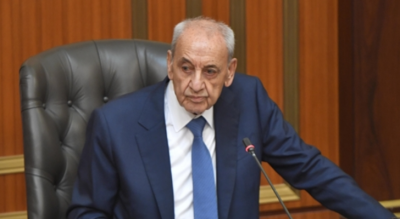 Title: President Berri Receives Call from Iranian Counterpart