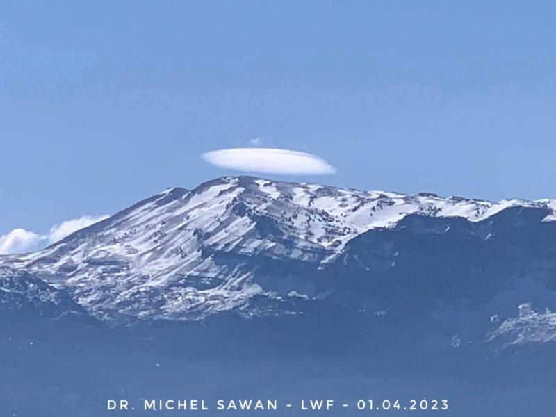 What are Lenticular Clouds That Appeared Over the Peaks of Lebanon?