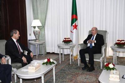 Message from Assad to the Algerian President