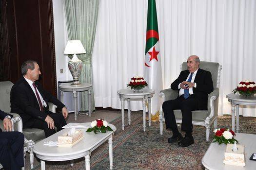 Message from Assad to the Algerian President