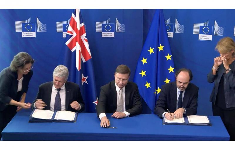 New Zealand and the European Union Sign Free Trade Agreement