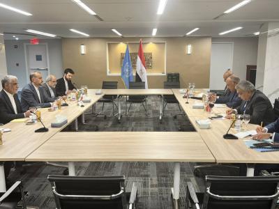 Egyptian Foreign Minister Receives Iranian Counterpart in New York