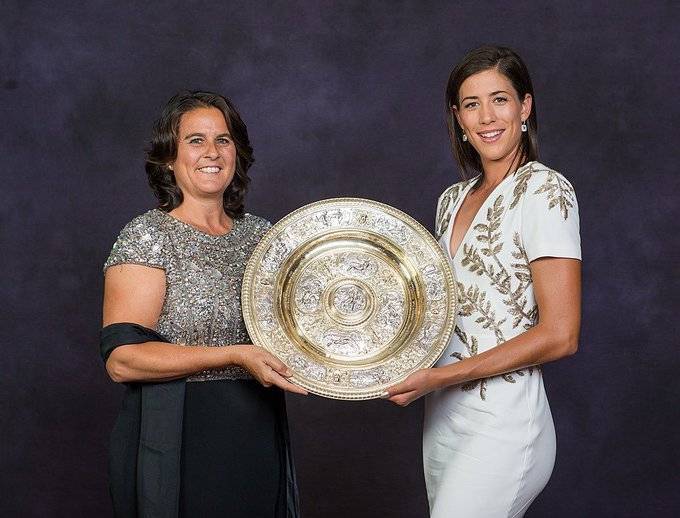 Separation of Muguruza from Coach Martinez
