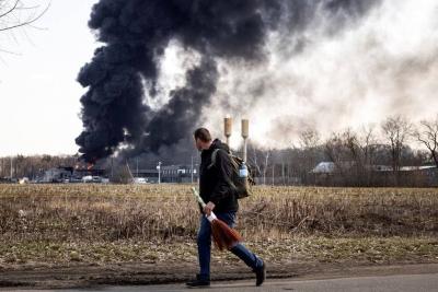 Russian Attack Hits Site in Western Ukraine