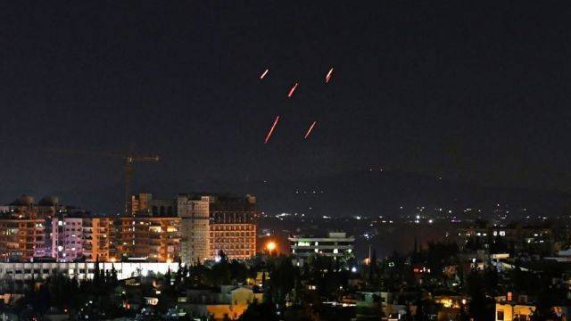 Title: Israeli Shelling of Syria with Over 20 Missiles