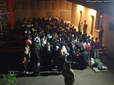 1300 Illegal Displaced Persons in One Week