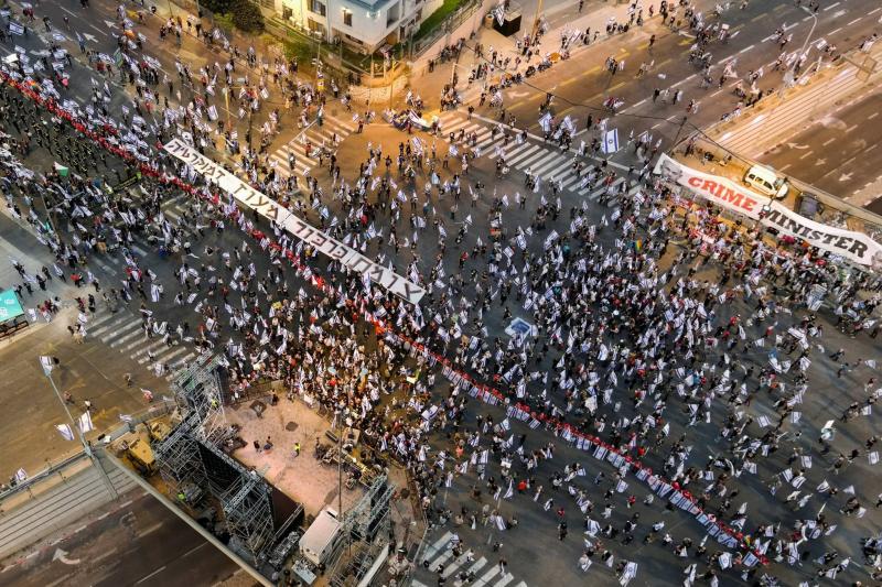 Israelis Continue Protests in Tel Aviv