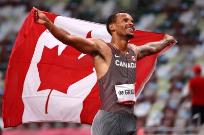 De Grasse Achieves Required Time to Qualify for World Championship