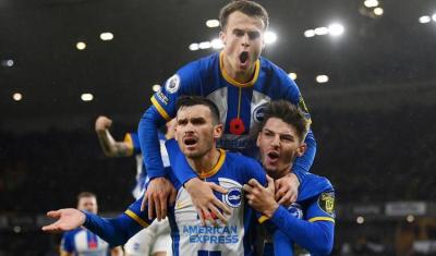 English Premier League: Brighton Defeats Luton Town