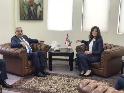 Bou Habib Discusses UNIFIL Renewal Decision with Shia and Kaul