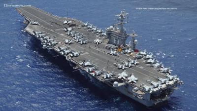 Second American Aircraft Carrier to the Eastern Mediterranean