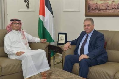 Al-Bukhari Visits Dabbour: We Emphasize the Kingdom's Stance on the Palestinian Cause