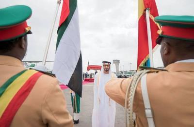 Arrival of the UAE President in Addis Ababa, Ethiopia