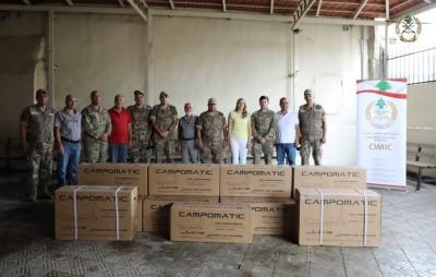 Equipment for Schools in Akkar and Rashaya from the American Embassy and the Lebanese Army