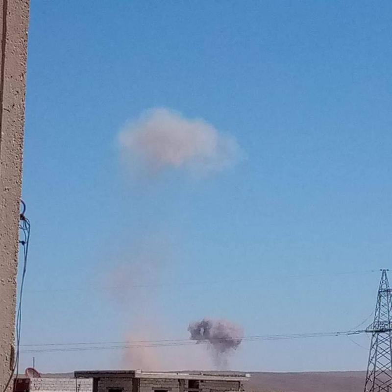 Title: Israeli Air Force Strikes Military Site in Daraa Countryside