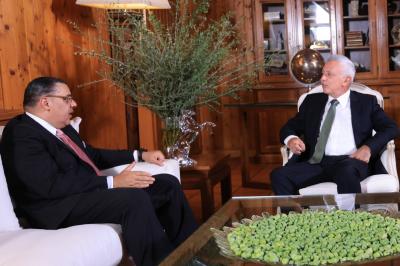 Title: Franjieh Discusses Recent Developments with Ambassadors of Egypt and Algeria