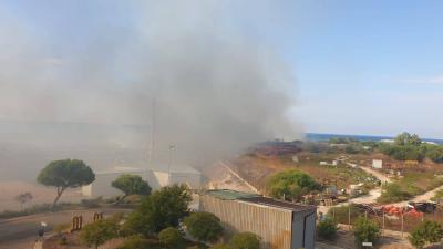 Control of Fire Between Zahrani Facilities and Power Plant