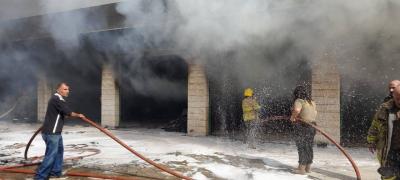 Fire Extinguished at "Jonit" Company in Zahle; Damages Are Material