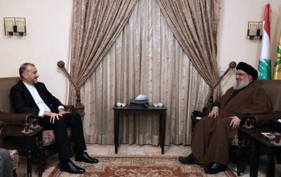 Abdollahian Discusses Latest Regional Developments with Nasrallah and Visits Maroun al-Ras