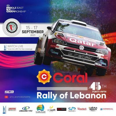 Lebanese Automobile and Touring Club Organizes the 45th Coral Rally of Lebanon