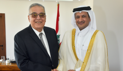 Meeting of Bouhabib with the Charge d'Affaires of Qatar and Bulgaria