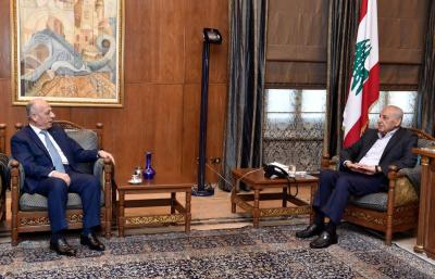 Berri Discusses General and Security Situations with Defense Minister and Army Intelligence Chief