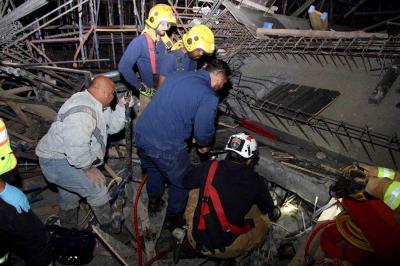 Roof Collapse Injures Homeowner's Son