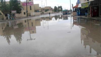 Rainwater Floods Homes in Jordan's Badia
