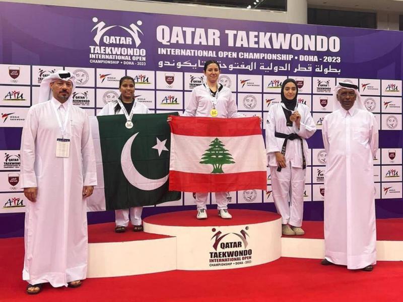 Gold Medal for Carla Bustani at the Qatar Open Taekwondo Championship