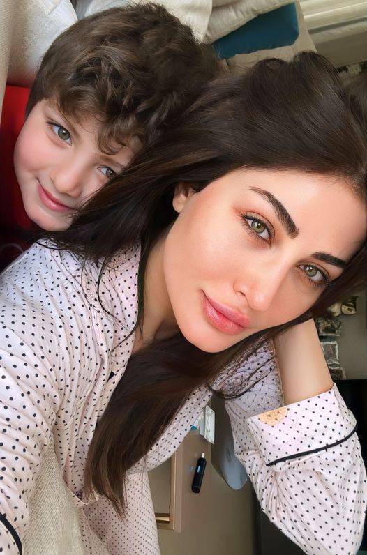 Heba Nour's New and Charming Appearance with Her Nephew Tameem