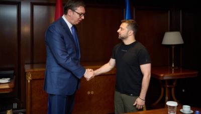 Zelensky: "Productive" Meeting with Serbian President