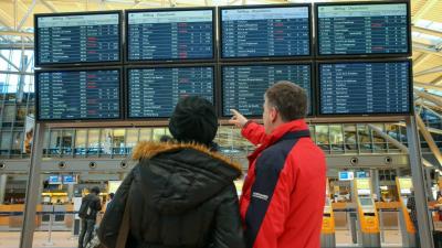 Closure of Hamburg Airport in Germany After Armed Person Drives Through Gate