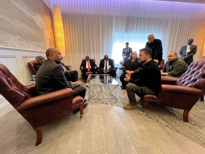 Zelensky: I Discussed Armed Groups Supported by Russia with Burhan